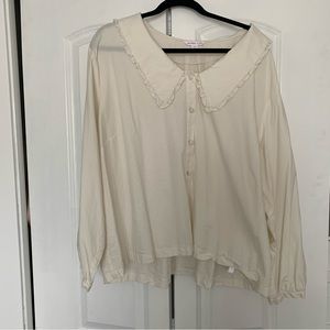 Joe Fresh x Jillian Harris Frilled Collar Blouse